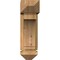 Ekena Millwork Imperial Arts and Crafts Rough Sawn Bracket w/ Offset Brace, Western Red Cedar, 6"W x 16"D x 20"H BKT0604X16X20IMP03RWR - alternate 4